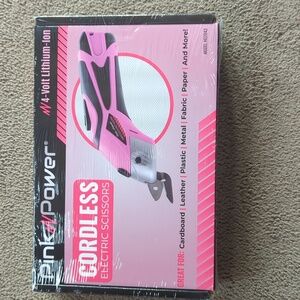 Pink Power Cordless Electric Scissors